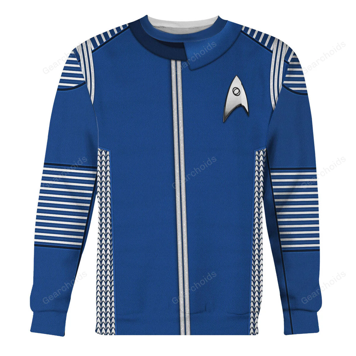 SaTr Discovery Uniform Silver Hoodie Sweatshirt Sweatpants - Image 4