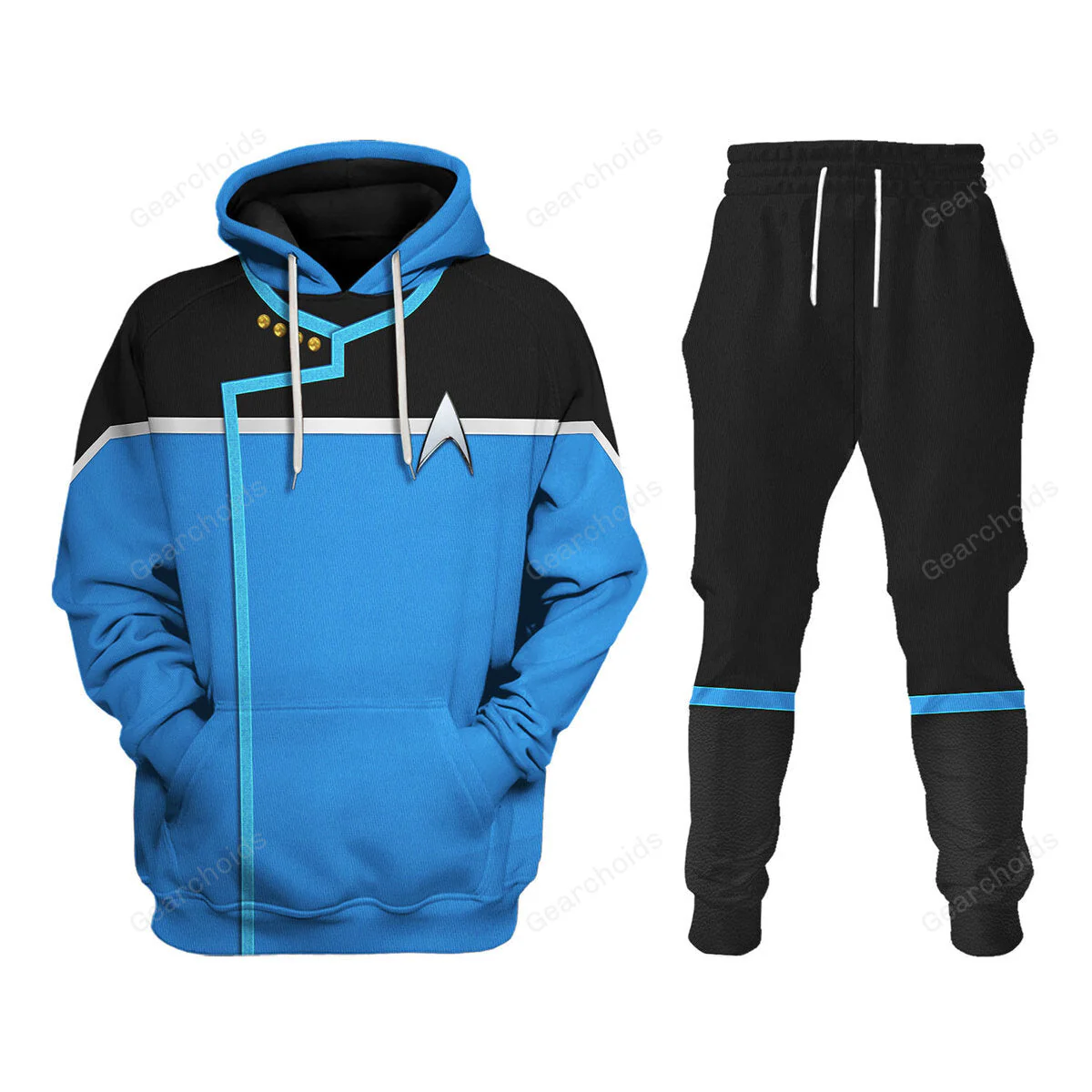 SaTr Dress Uniform Science Division Hoodie Sweatshirt Sweatpants