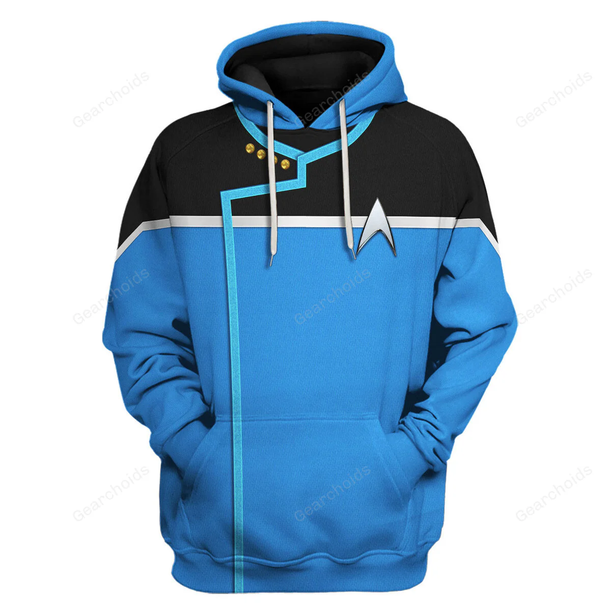 SaTr Dress Uniform Science Division Hoodie Sweatshirt Sweatpants - Image 2