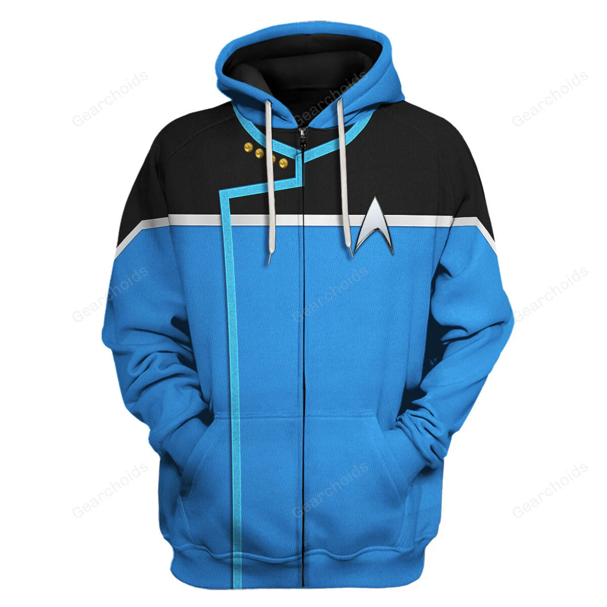 SaTr Dress Uniform Science Division Hoodie Sweatshirt Sweatpants - Image 3