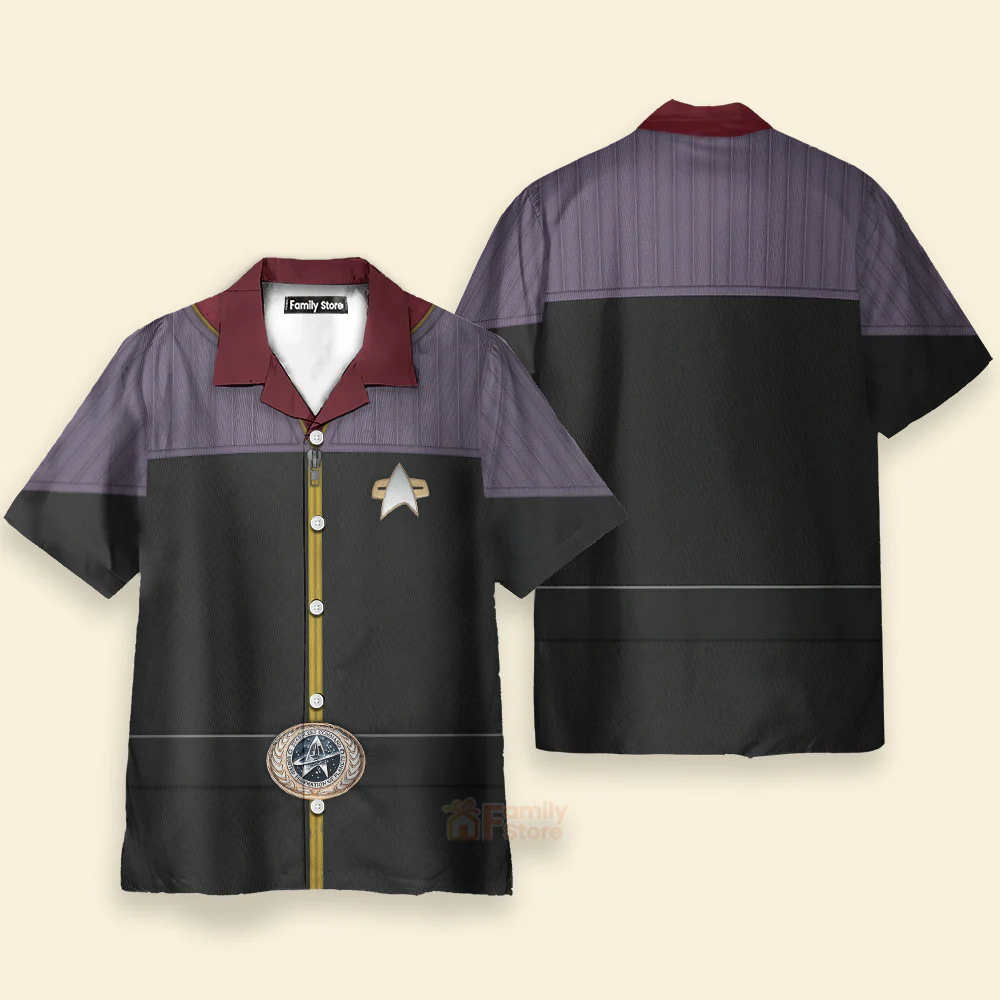 SaTr Flag Officer SaTr Cool Hawaiian Shirt - Image 2