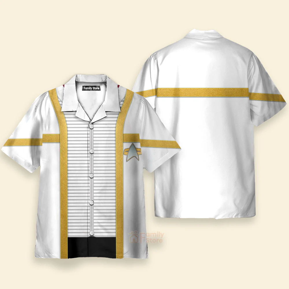 SaTr Insurrection Nemesis Mess Dress Uniform White Cool - Hawaiian Shirt - Image 2
