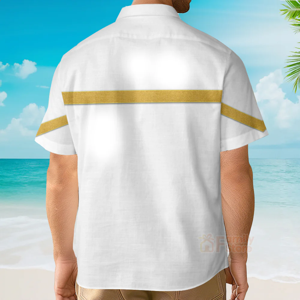 SaTr Insurrection Nemesis Mess Dress Uniform White Cool - Hawaiian Shirt - Image 3