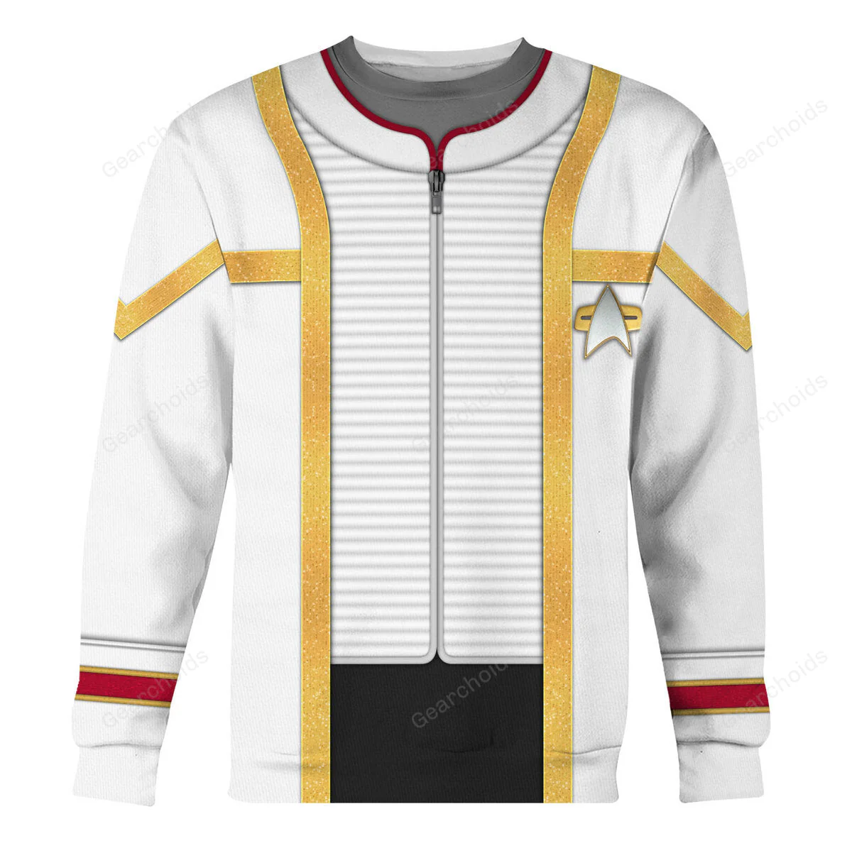 SaTr Insurrection Nemesis Mess Dress Uniform White Hoodie Sweatshirt Sweatpants - Image 4