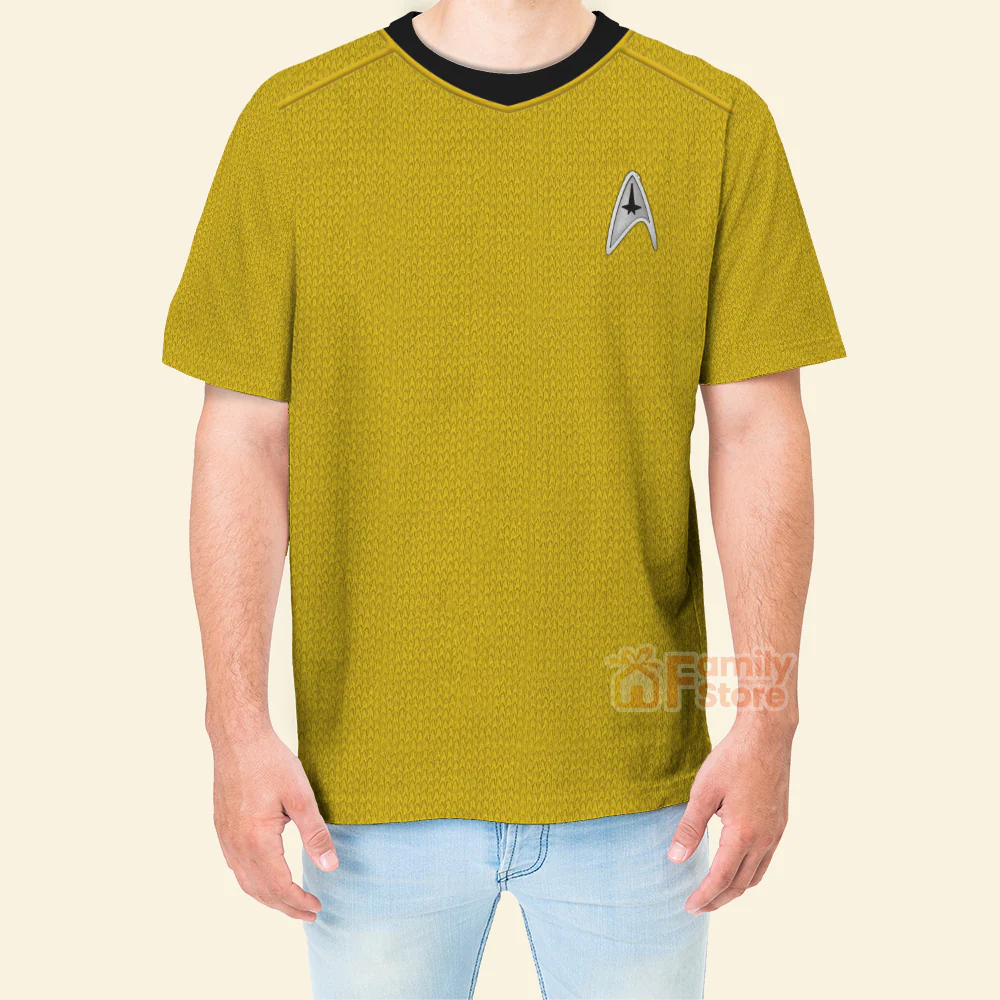 SaTr Into Darkness Gold - 3D TShirt - Image 4