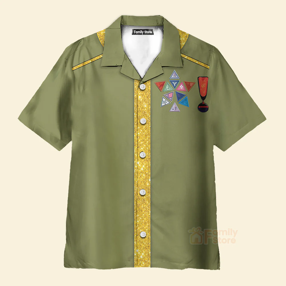 SaTr James T. Kirk Cool Hawaiian Shirt
