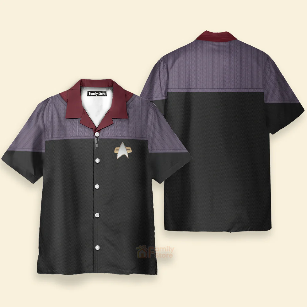 SaTr Jean-luc Picard Cool Hawaiian Shirt - Image 2
