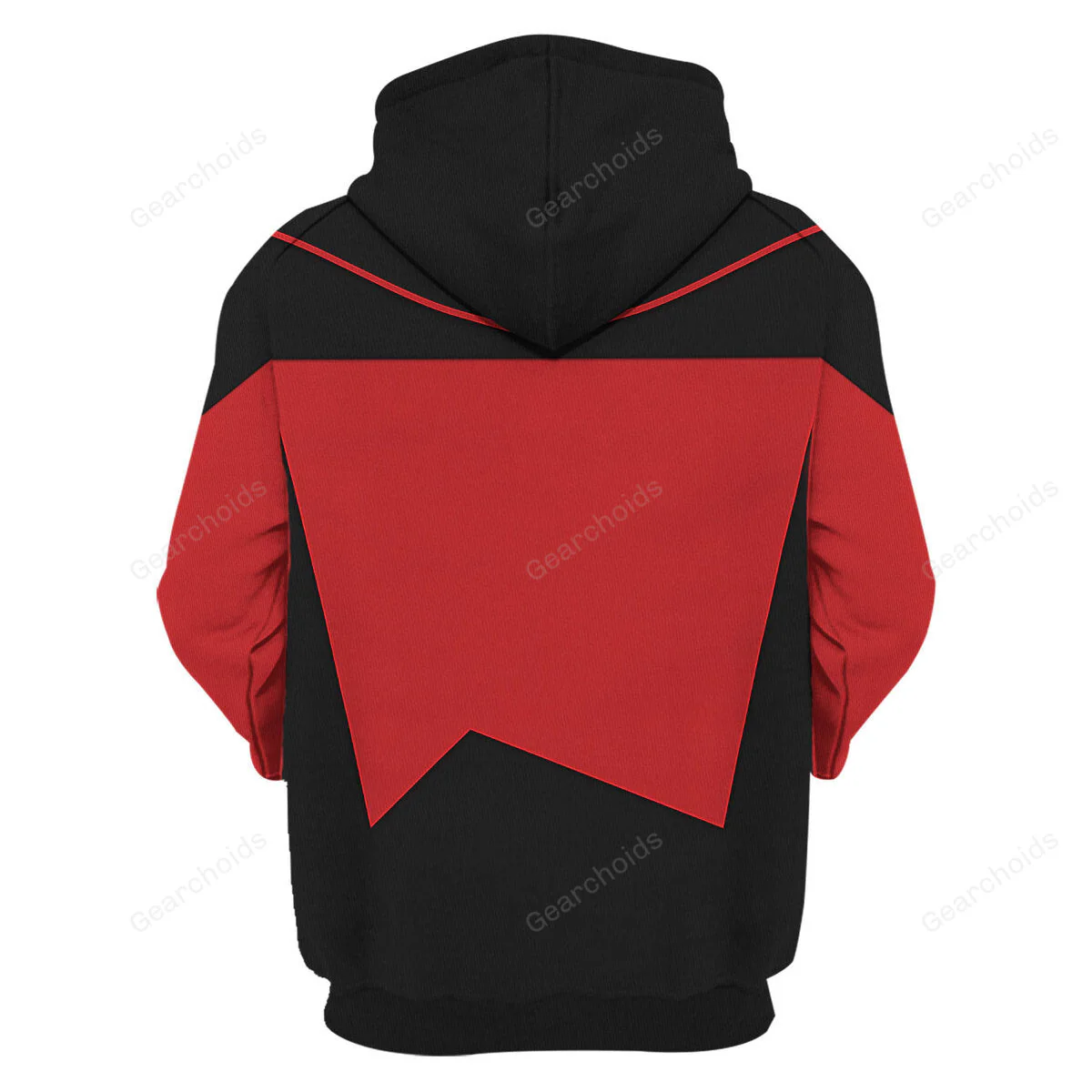SaTr Picard The Next Generation Red Costume Hoodie Sweatshirt Sweatpants - Image 5