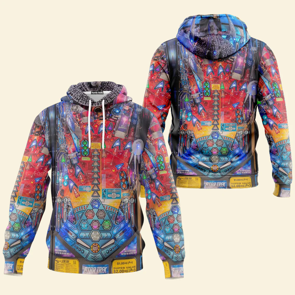 SaTr Pinball 107 Hoodie For Men And Women - Image 2