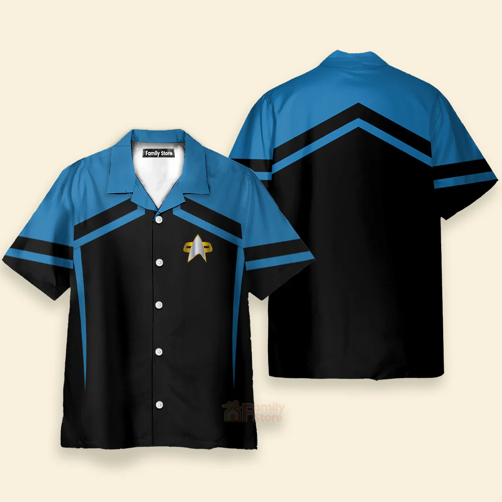 SaTr Sciences Starfleet Circa Cool - Hawaiian Shirt - Image 2
