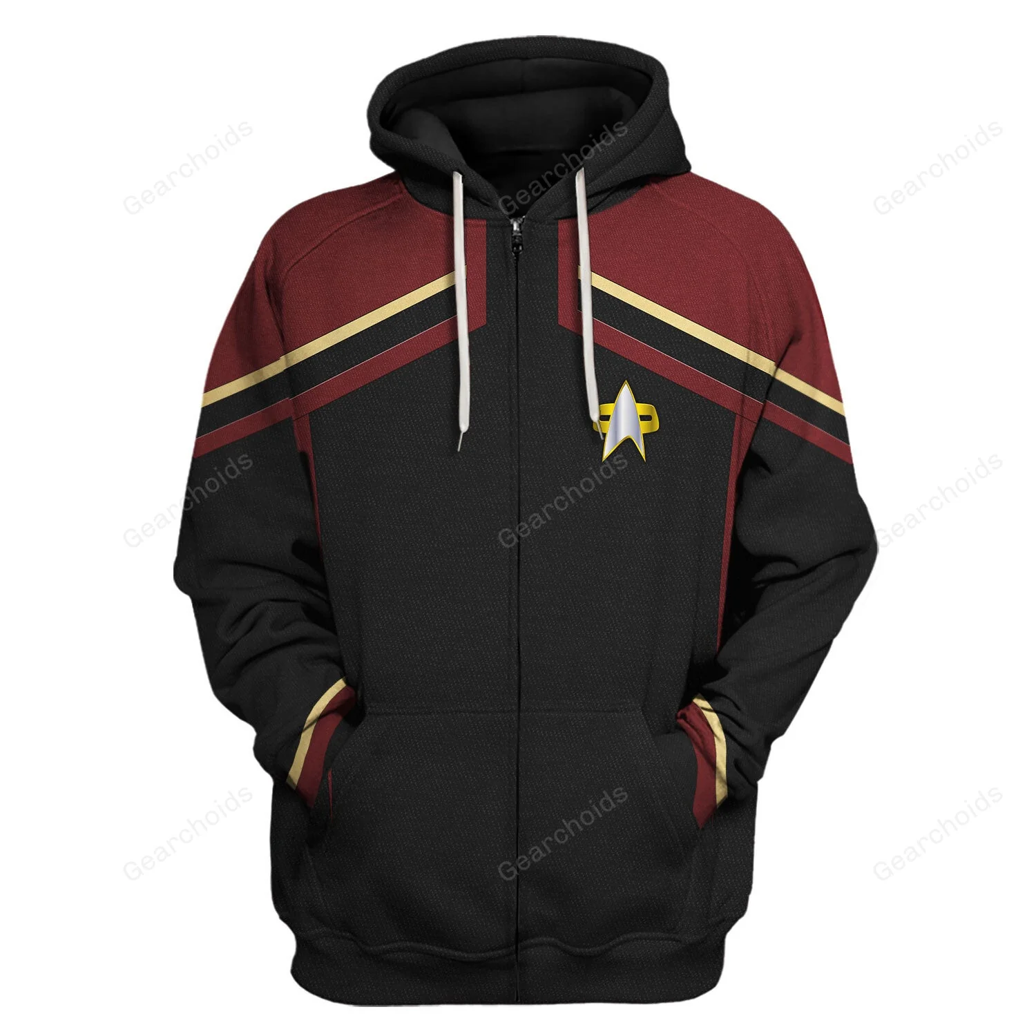 SaTr Starfleet Uniform Hoodie Sweatshirt Sweatpants - Image 3