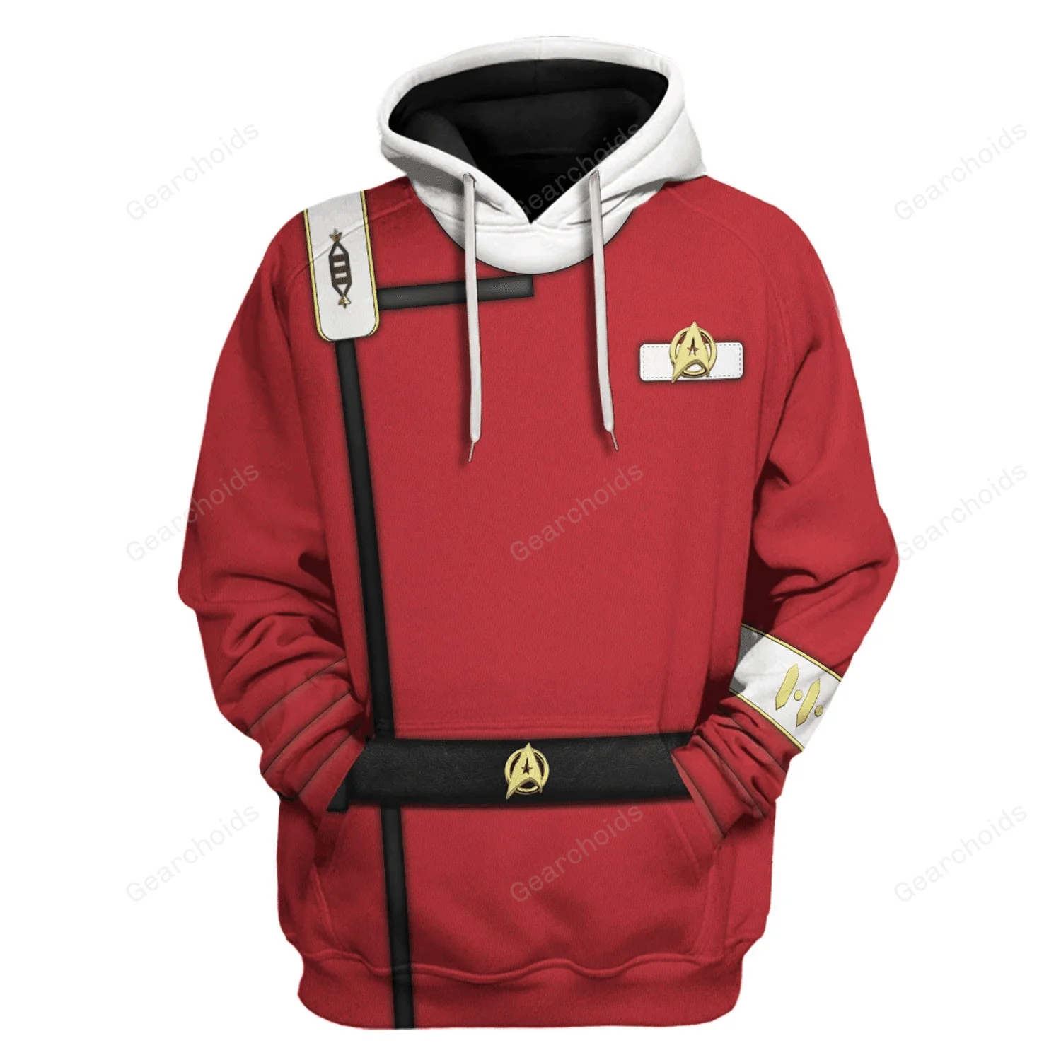 SaTr Starfleet UniformThe Wrath Of Khan Officer Hoodie Sweatshirt Sweatpants - Image 2