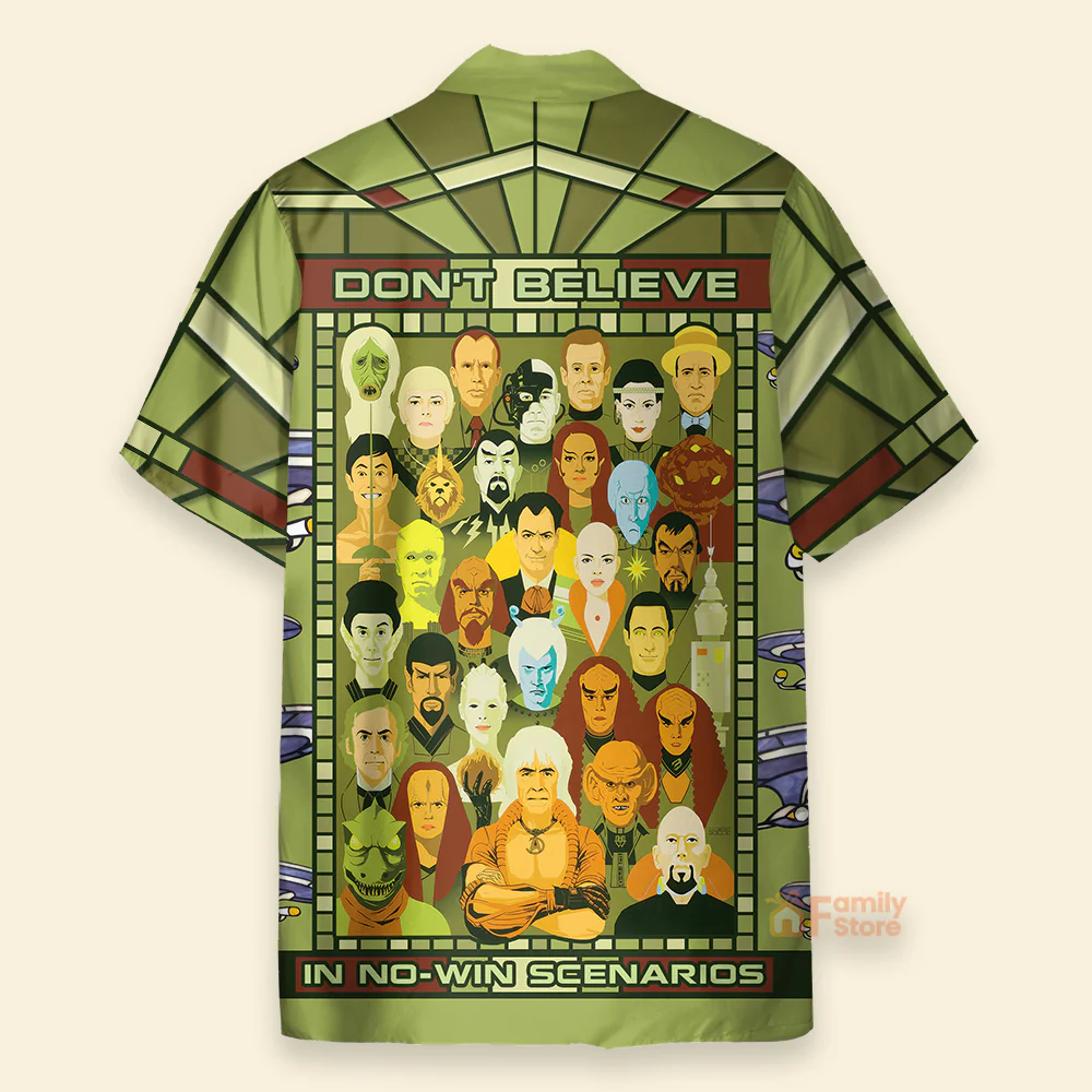 SaTr The Original Series Retro Character Squares - Hawaiian Shirt - Image 2