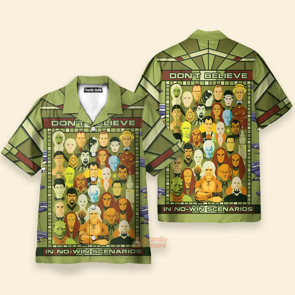 SaTr The Original Series Retro Character Squares - Hawaiian Shirt - Image 3