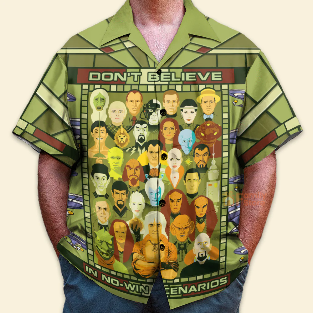 SaTr The Original Series Retro Character Squares - Hawaiian Shirt - Image 4
