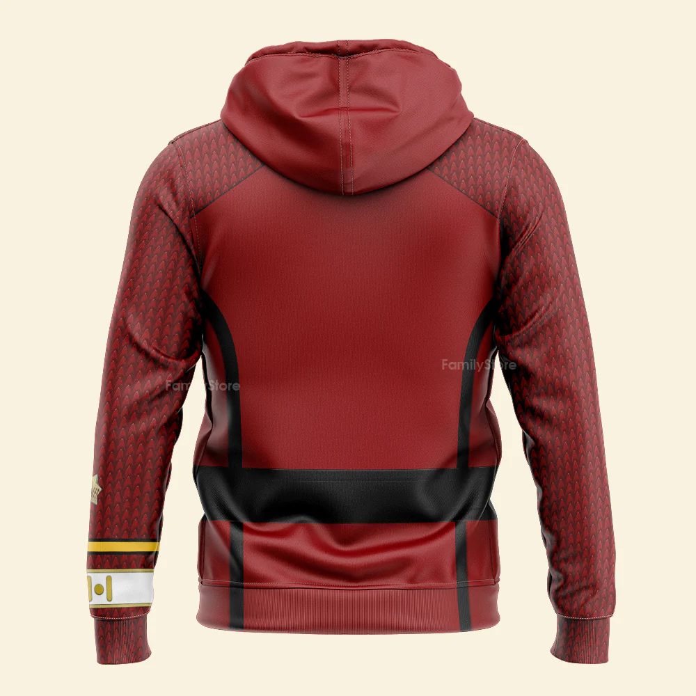 SaTr The SaTr Admiral Pike Costume Fleece Hoodie Sweatshirt Sweatpants HSSK057 - Image 5