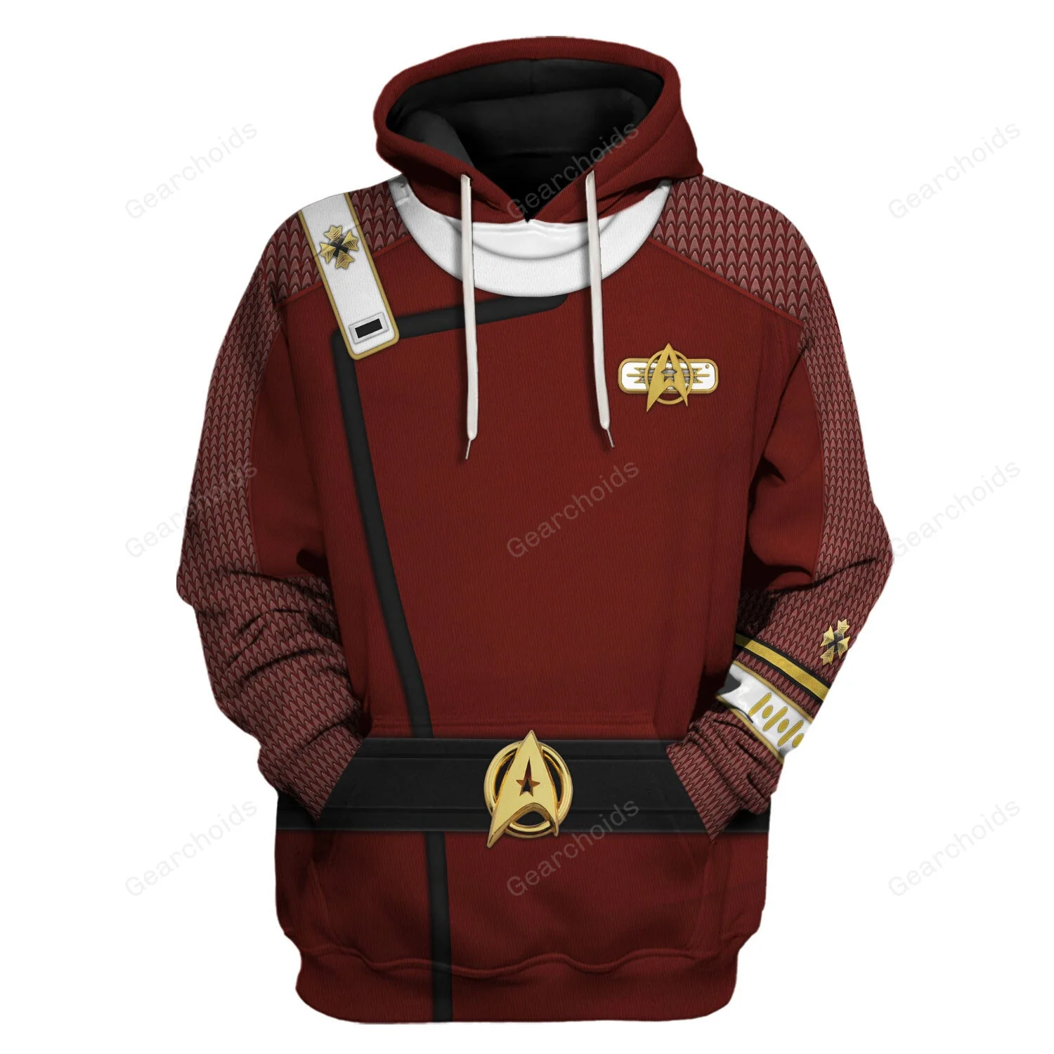 SaTr The SaTr Admiral Pike Costume Hoodie Sweatshirt Sweatpants - Image 2