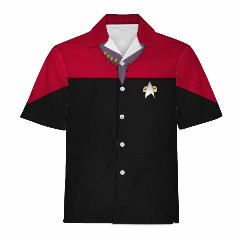 SaTr Voyager Red Costume Cool Hawaiian Shirt