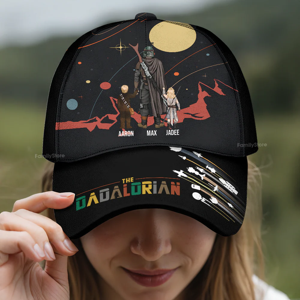 Stwa Dadalorian Dad - Personalized Classic Cap - Gift For Dad, Husband, Fathers Day - CL08 NA94 - Image 2