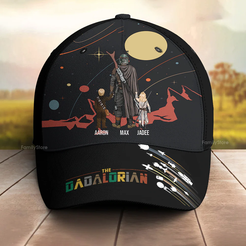 Stwa Dadalorian Dad - Personalized Classic Cap - Gift For Dad, Husband, Fathers Day - CL08 NA94 - Image 3