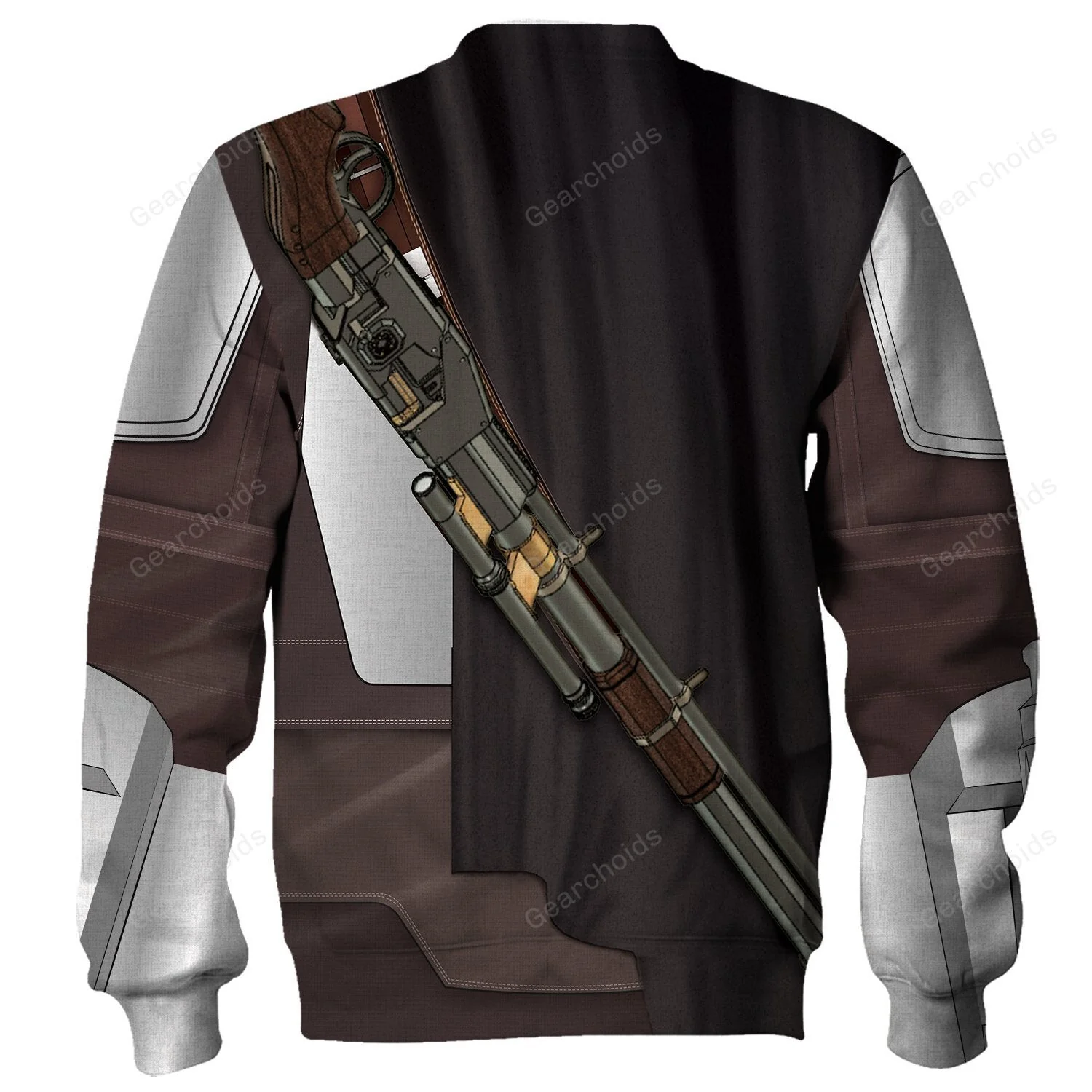 Stwa 3D Beskar Costume Hoodie Sweatshirt Sweatpants - Image 7