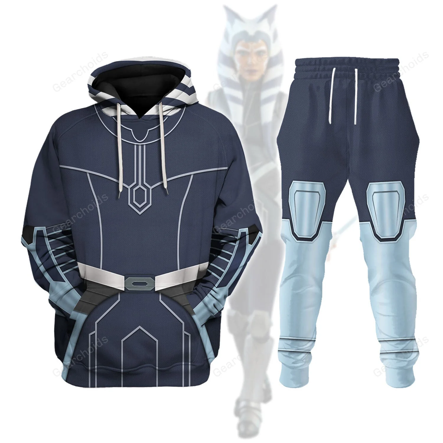 Stwa Ahsoka Tano's Costume Hoodie Sweatshirt Sweatpants CSSWR077