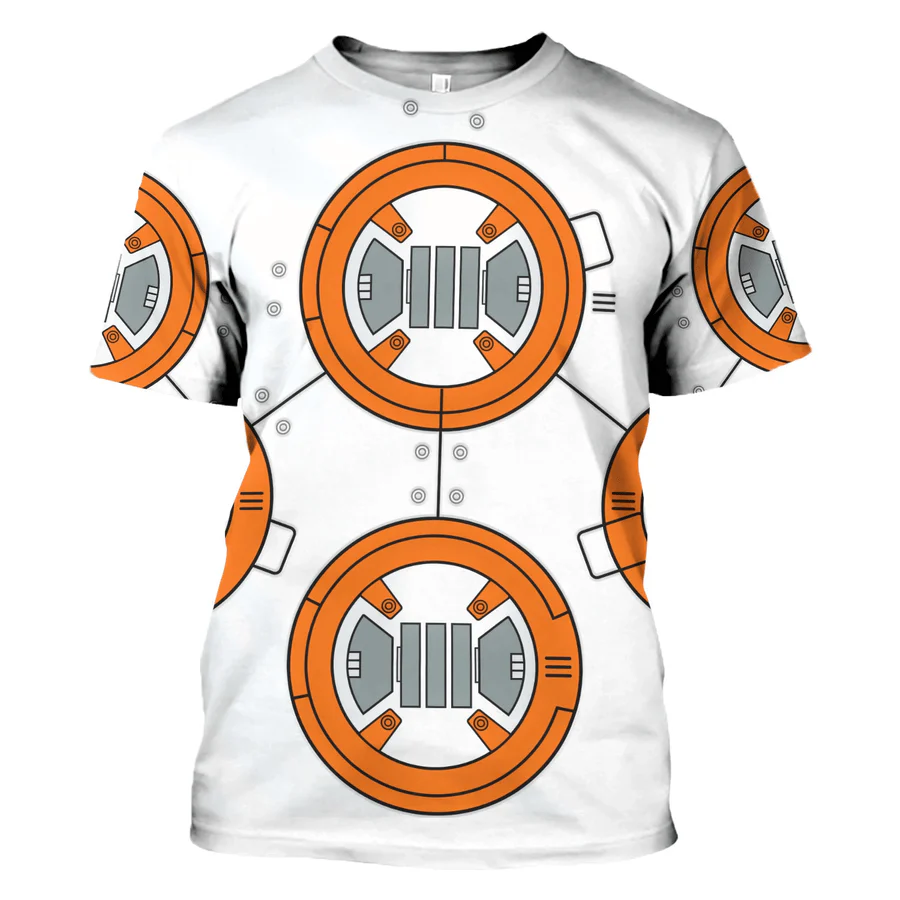 Stwa BB 8 Robot Costume T-Shirt For Men And Women