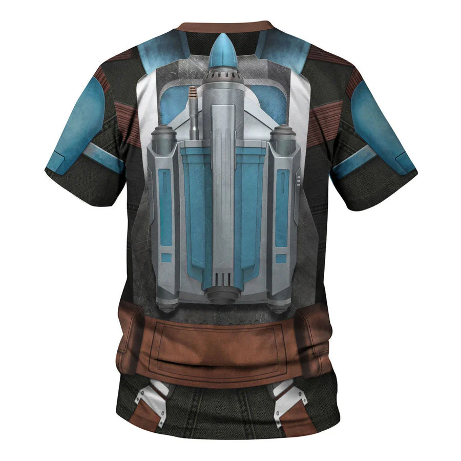 Stwa Bo-Katan Costume T-Shirt For Men And Women CSSWR026 - Image 2