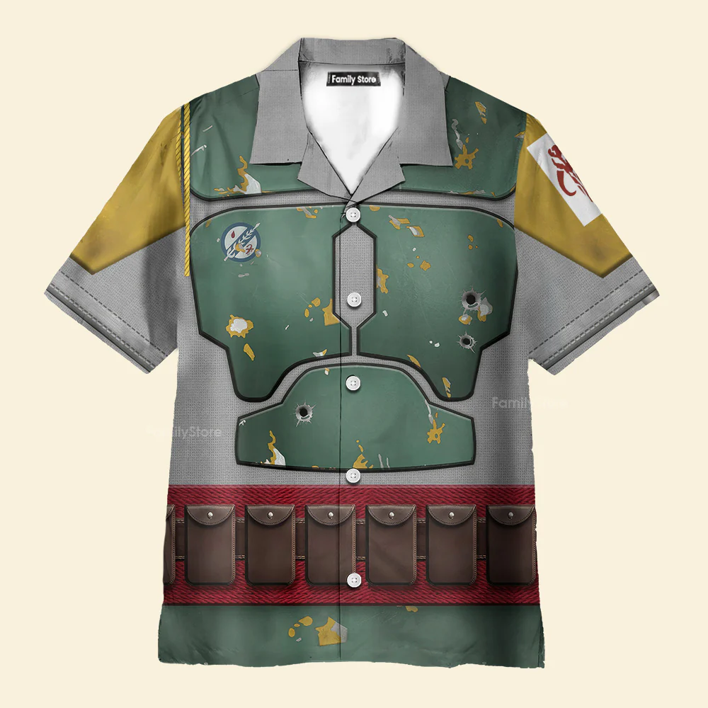 Stwa Boba Fett Cosplay Hawaiian Shirt