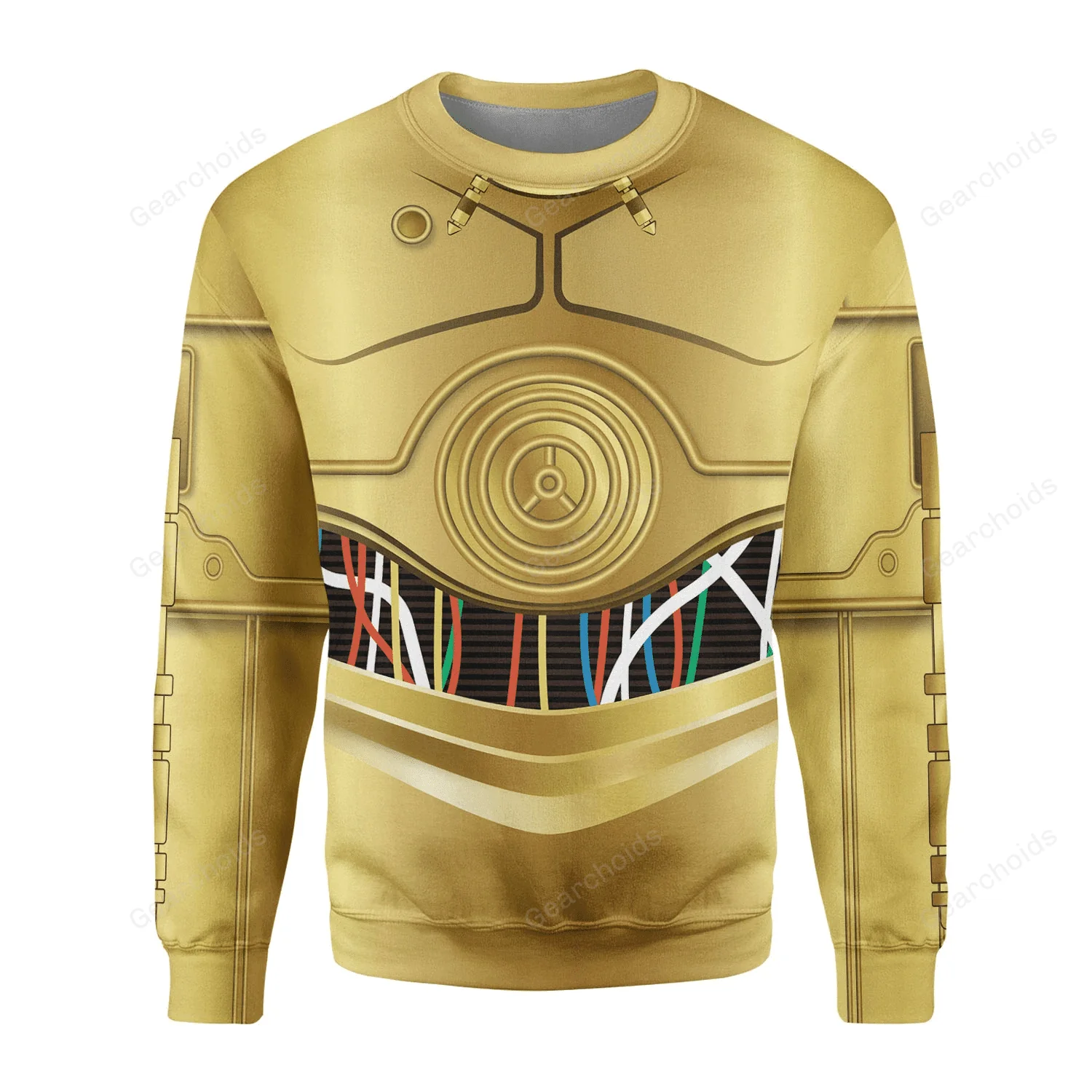 Stwa C-3PO Costume Hoodie Sweatshirt Sweatpants CSSWR002 - Image 8