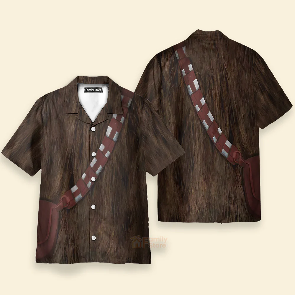 Stwa Chewbacca Cosplay Hawaiian Shirt - Image 2