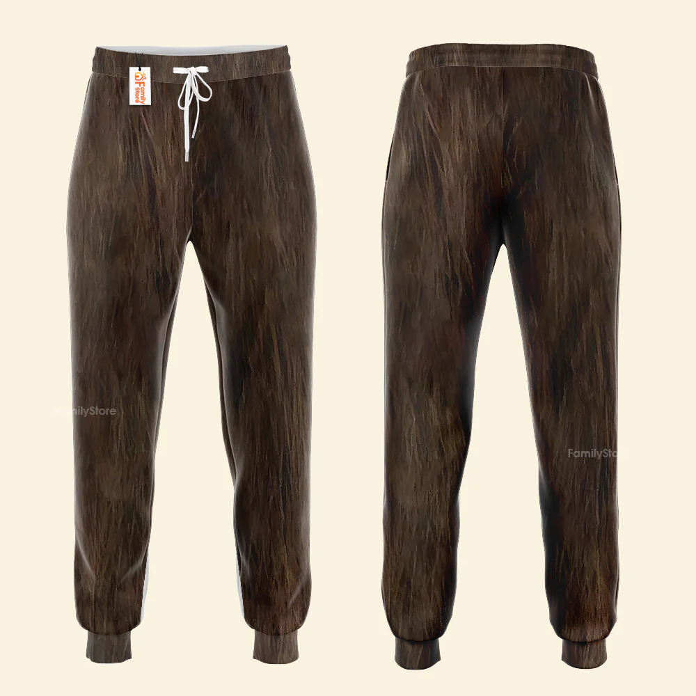 Stwa Chewbacca Costume Hoodie Sweatshirt Sweatpants CSSWR071 - Image 11