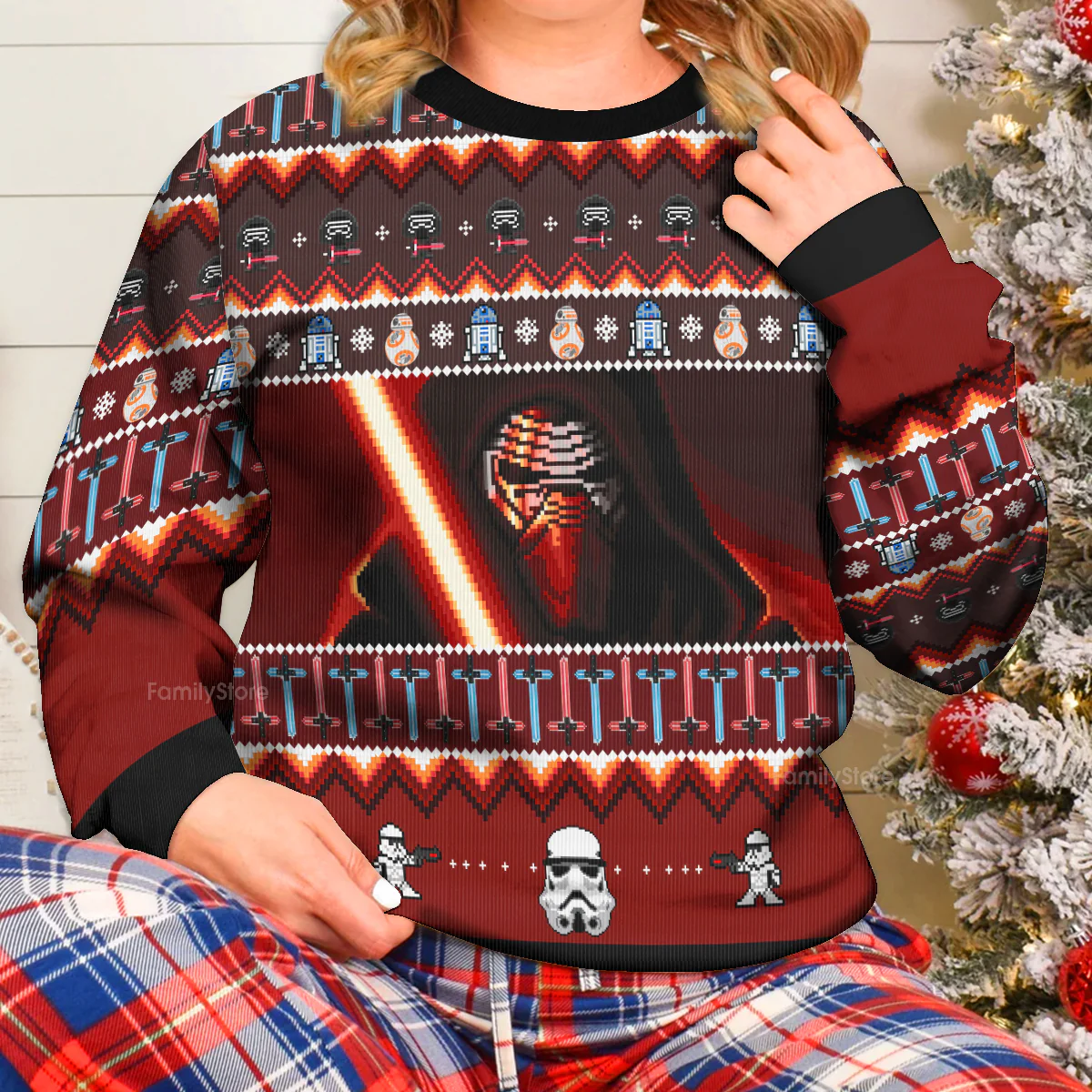 Stwa Christmas Awakens - Ugly Christmas Sweater - Image 4