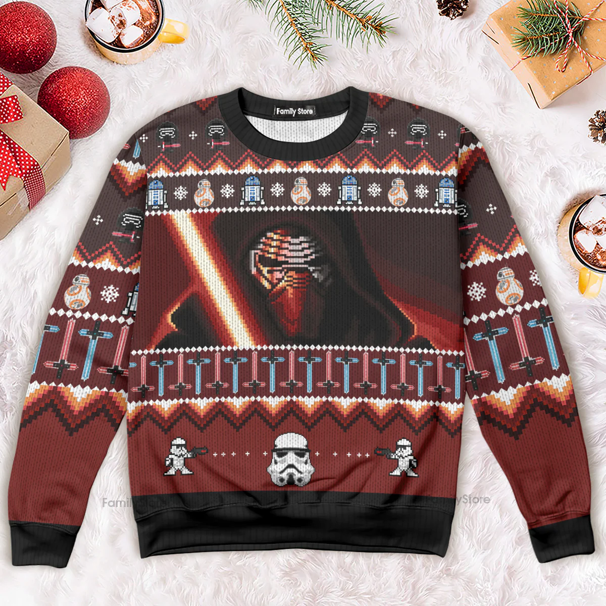 Stwa Christmas Awakens - Ugly Christmas Sweater - Image 5