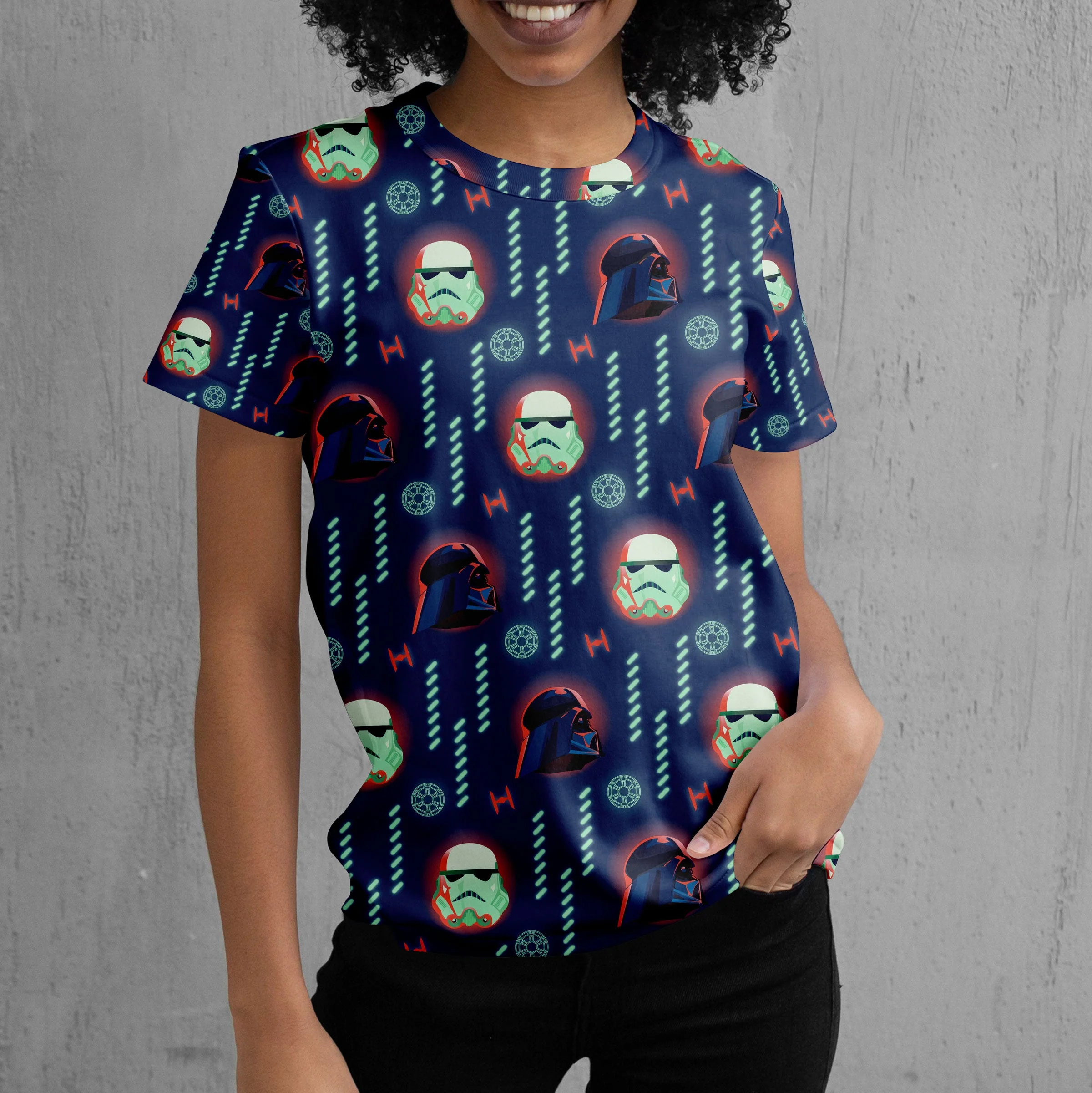 Stwa Darth Vader Pattern Gift For Fans - 3D T-shirt - Image 4