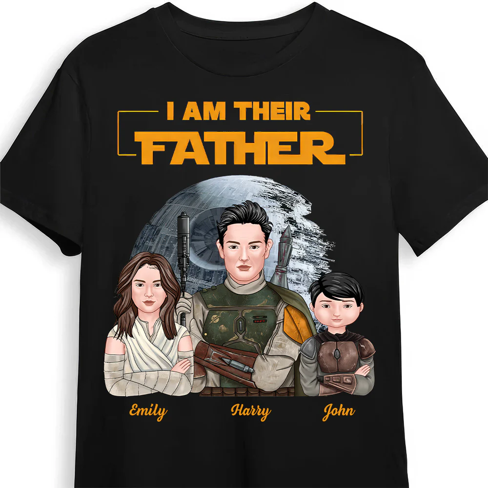 Stwas I'm There Father - Personalized Shirt - Gift For Dad, Father's Day | CL46 NA94