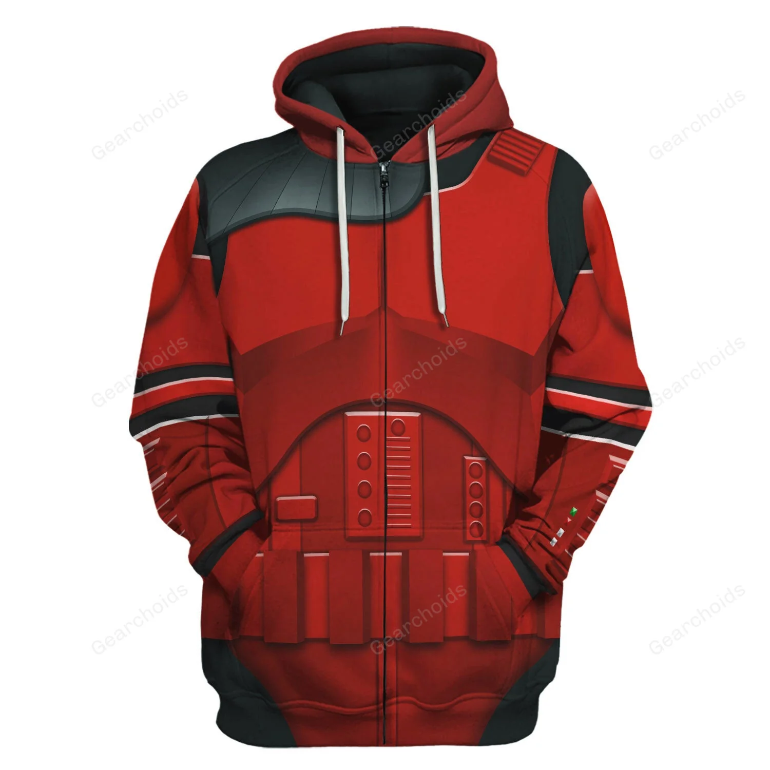 Stwa Imprerial Crimson Stormtrooper Hoodie Sweatshirt Sweatpants Tshirt Hawaiian shirt CSSWR065 - Image 3