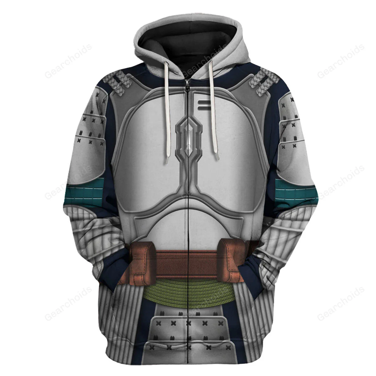 Stwa Jango Fet Samurai Costume Hoodie Sweatshirt Sweatpants - Image 3