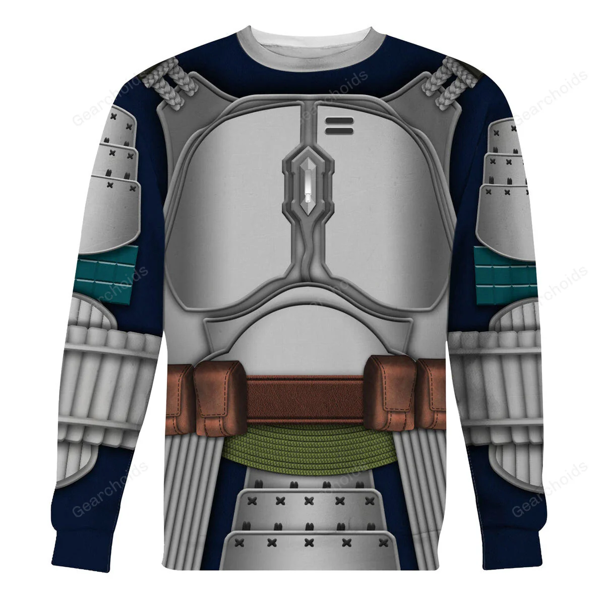 Stwa Jango Fet Samurai Costume Hoodie Sweatshirt Sweatpants - Image 4