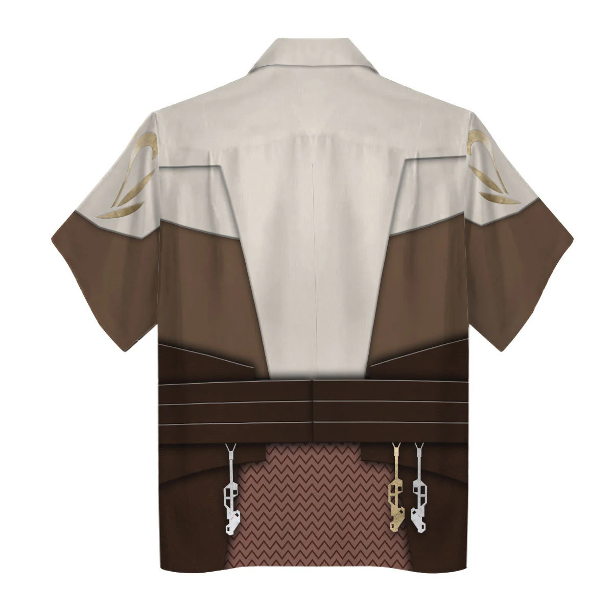 Stwa Jedi Temple Guard Costume - Hawaiian Shirt CSSWR058 - Image 2