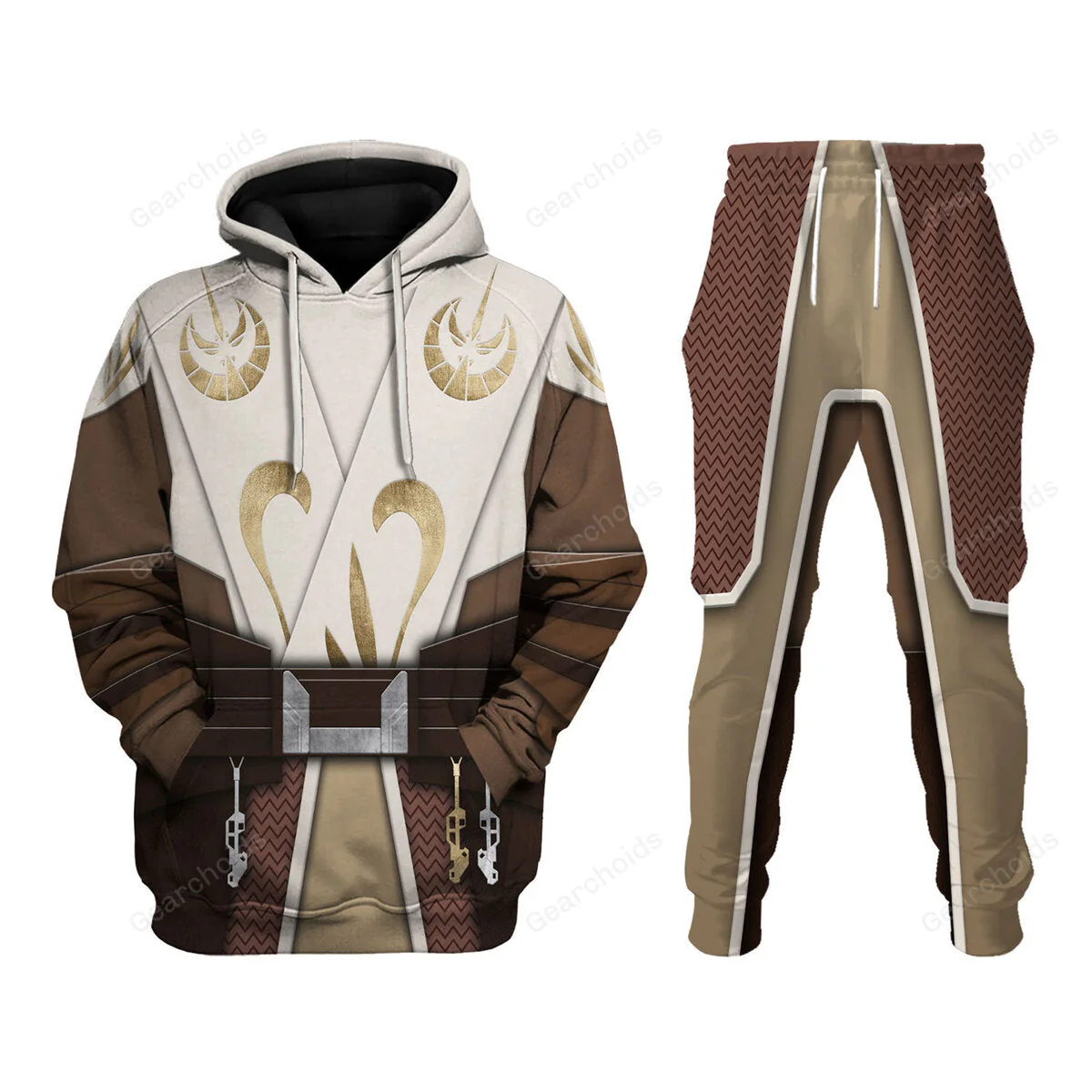 Stwa Jedi Temple Guard Costume Hoodie Sweatshirt Sweatpants CSSWR058