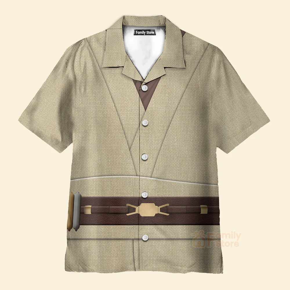 Stwa Obi Wan Kenobi Costume Hawaiian Shirt CSSWR020
