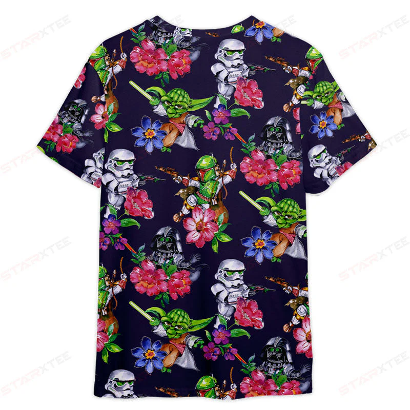 Stwa Patter Flower - 3D T-shirt For Fans - Image 2