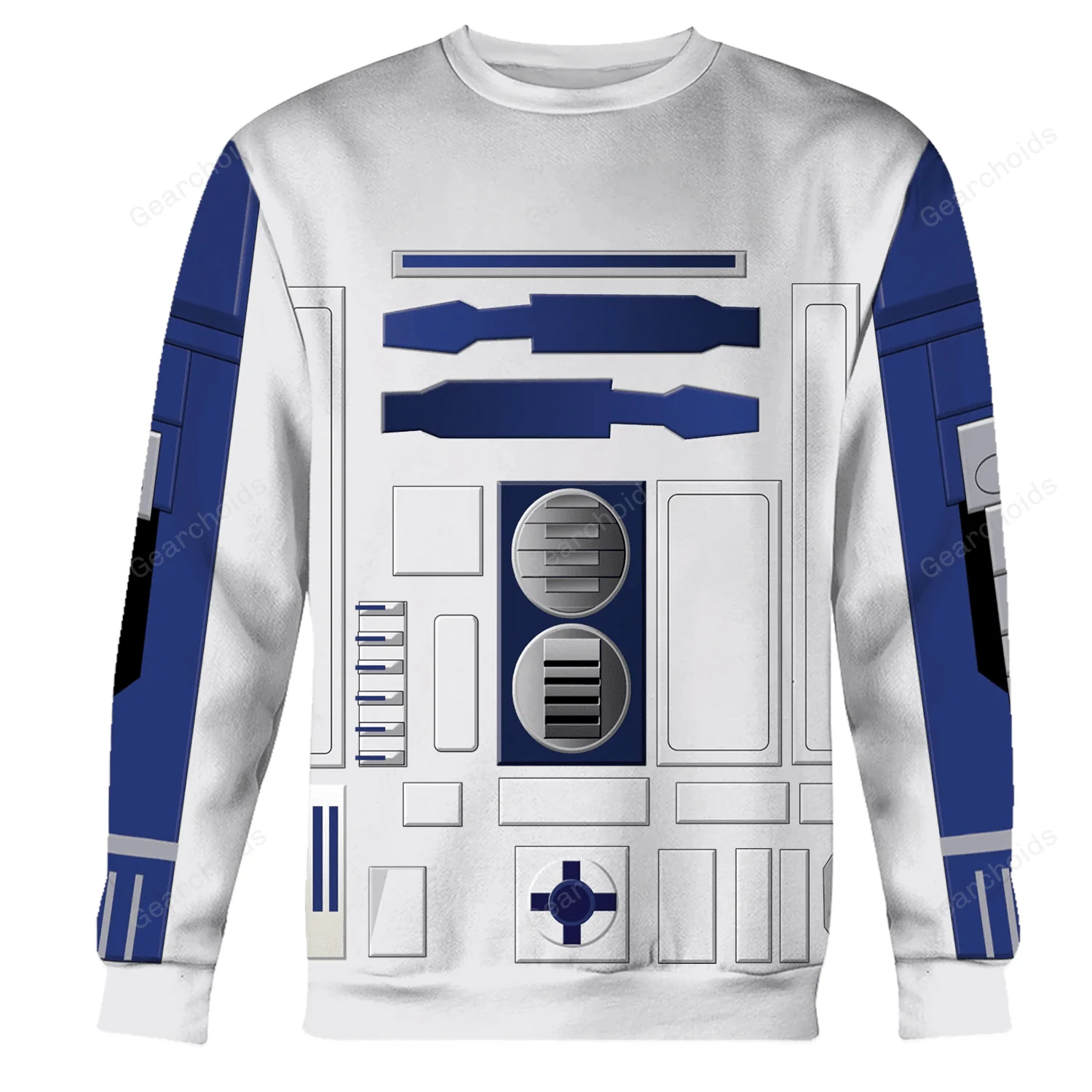 Stwa R2 D2 Robot Costume Hoodie Sweatshirt Sweatpants CSSWR015 - Image 4