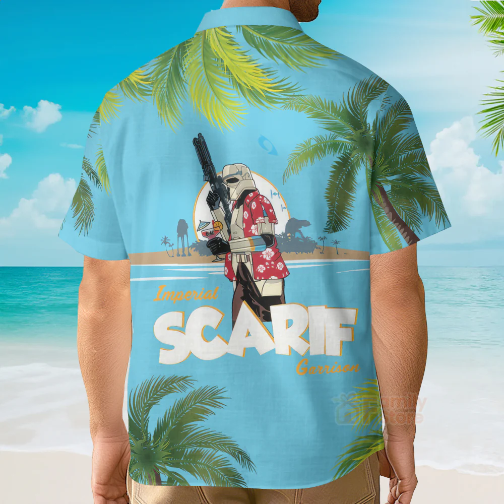 Stwa Scarif Trooper Hawaiian Shirt - Image 4