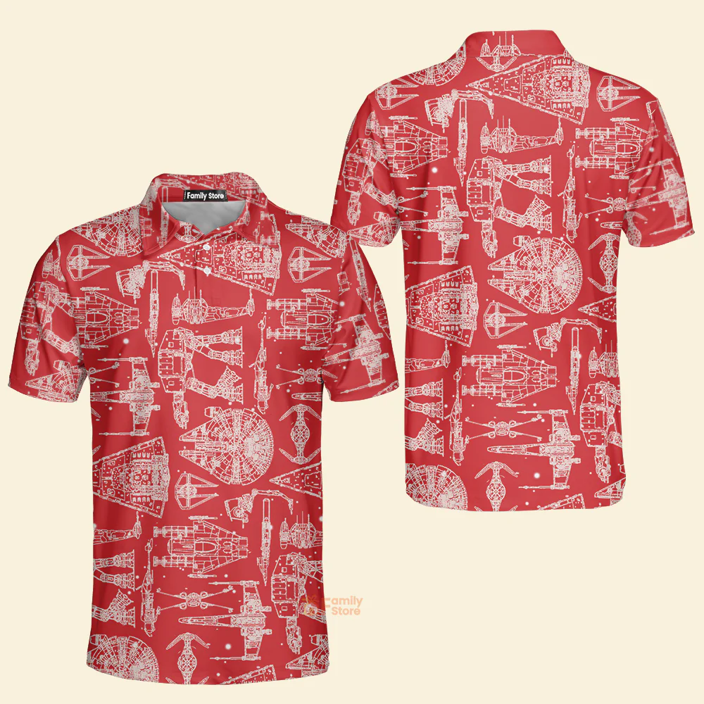 Stwa Space Ships - Polo Shirt - Image 4