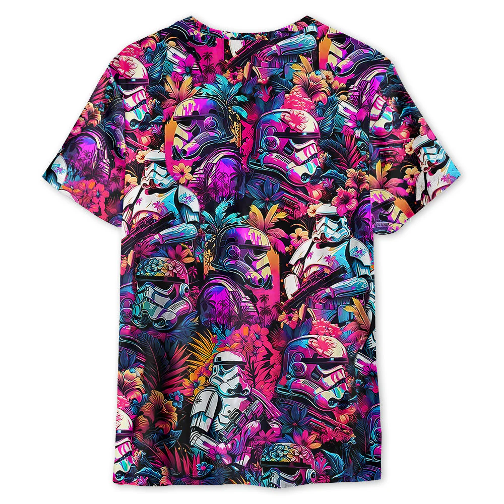 Stwa Synthwave Cool -  3D T-shirt For Fans - Image 2