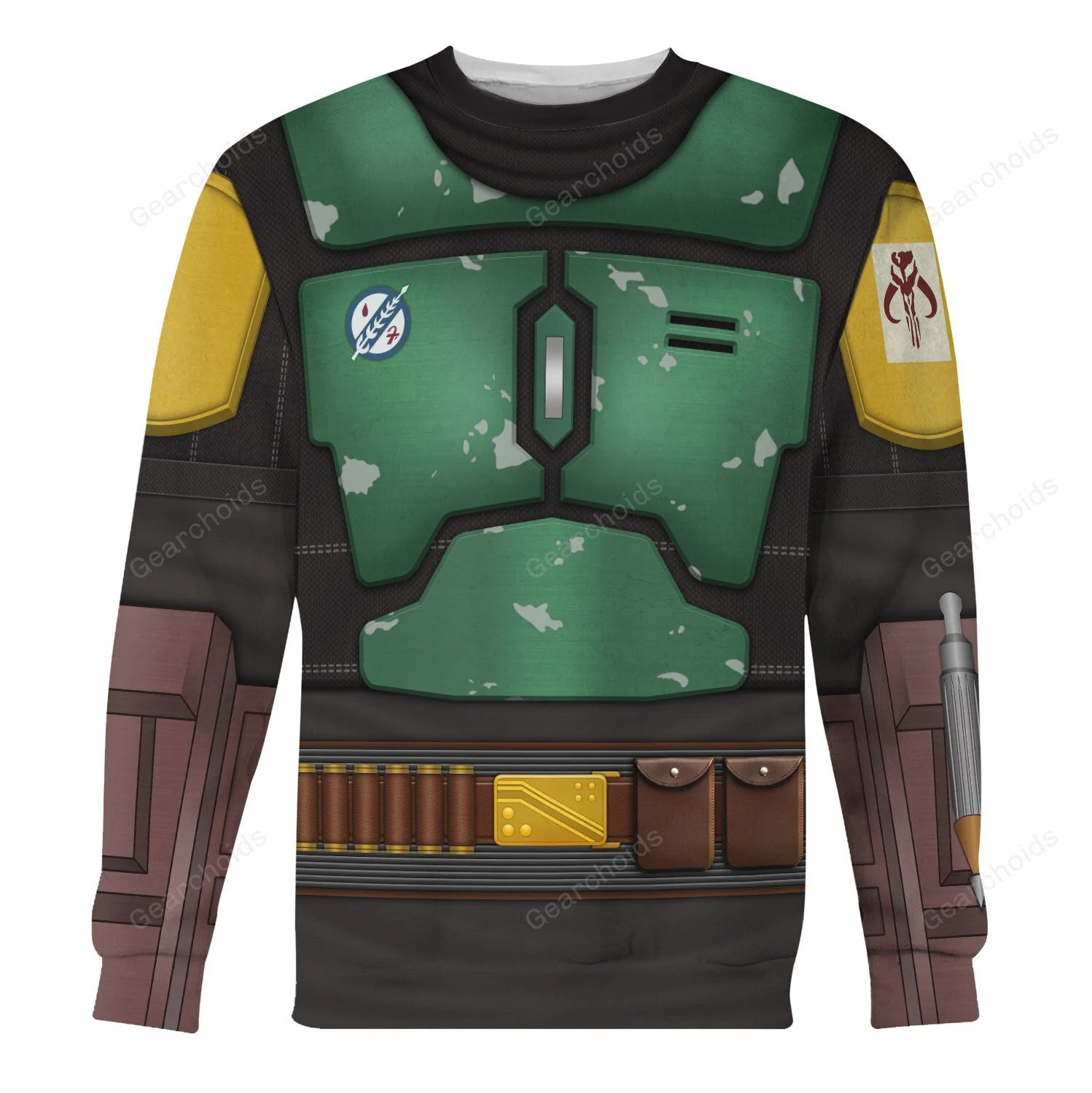 Stwa The Book Of Boba Fett Costume Hoodie Sweatshirt Sweatpants CSSWR042 - Image 4