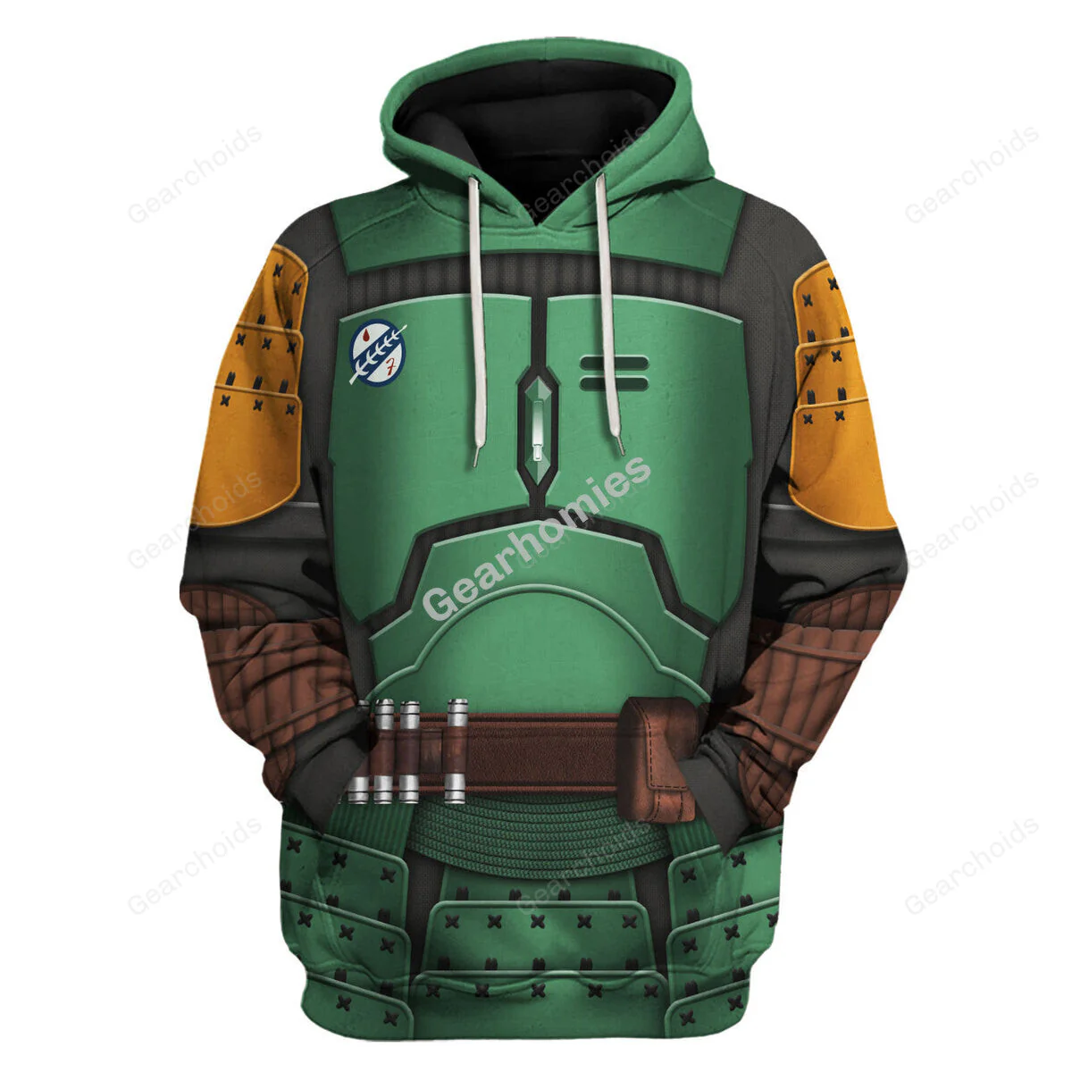 Stwa The Book Of Boba Fett Samurai Costume Hoodie Sweatshirt Sweatpants Tshirt Hawaiian shirt CSSWR055 - Image 2