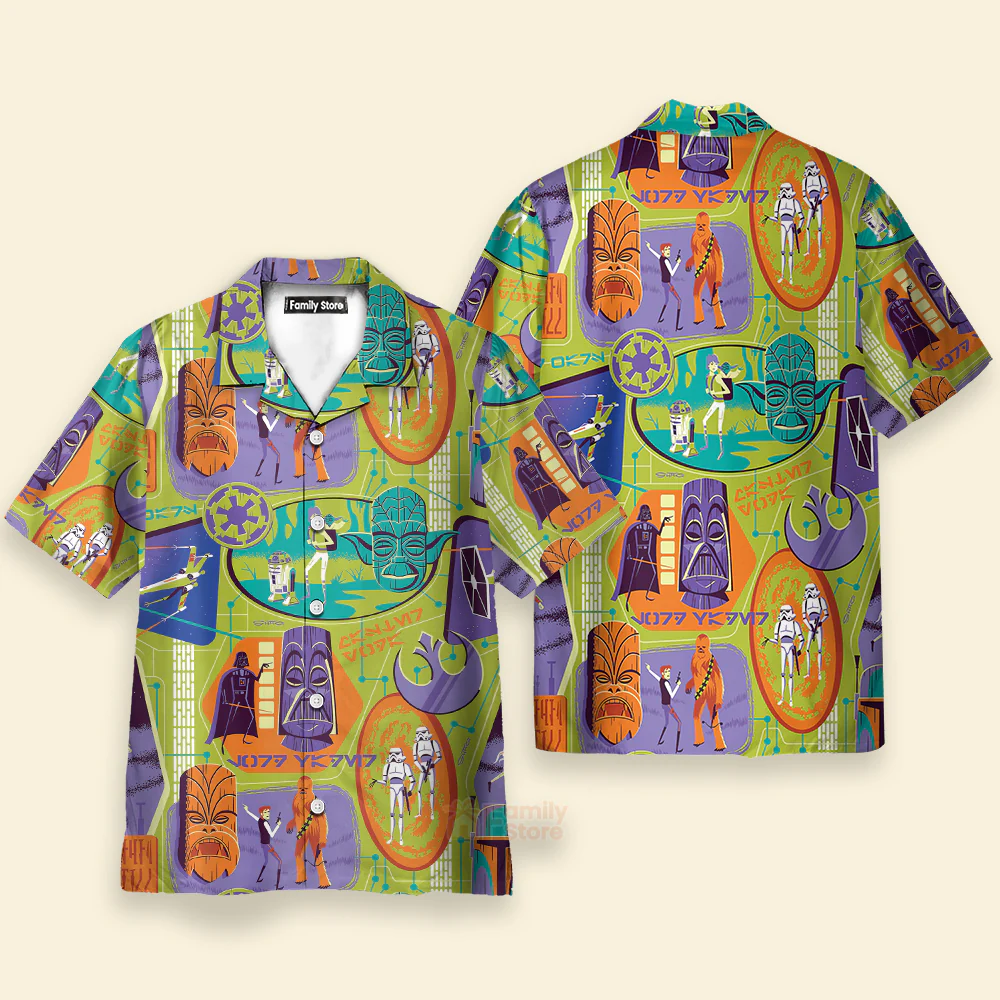 Stwa Tiki 02 Hawaiian Shirt - Image 3
